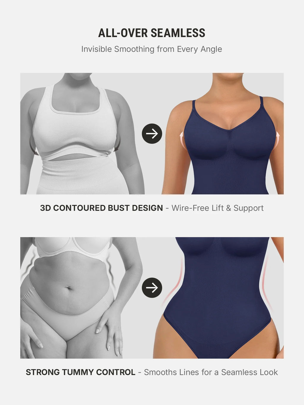 Tummy Control Seamless Bodysuit
