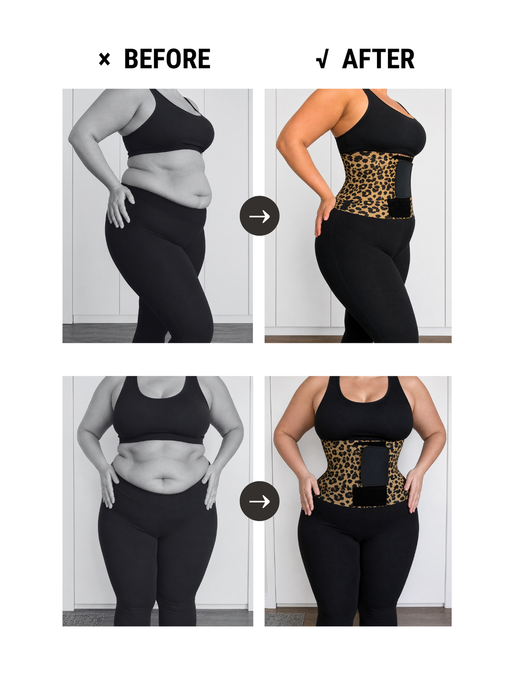 Tummy Control Adjustable Waist Trainer Bundle