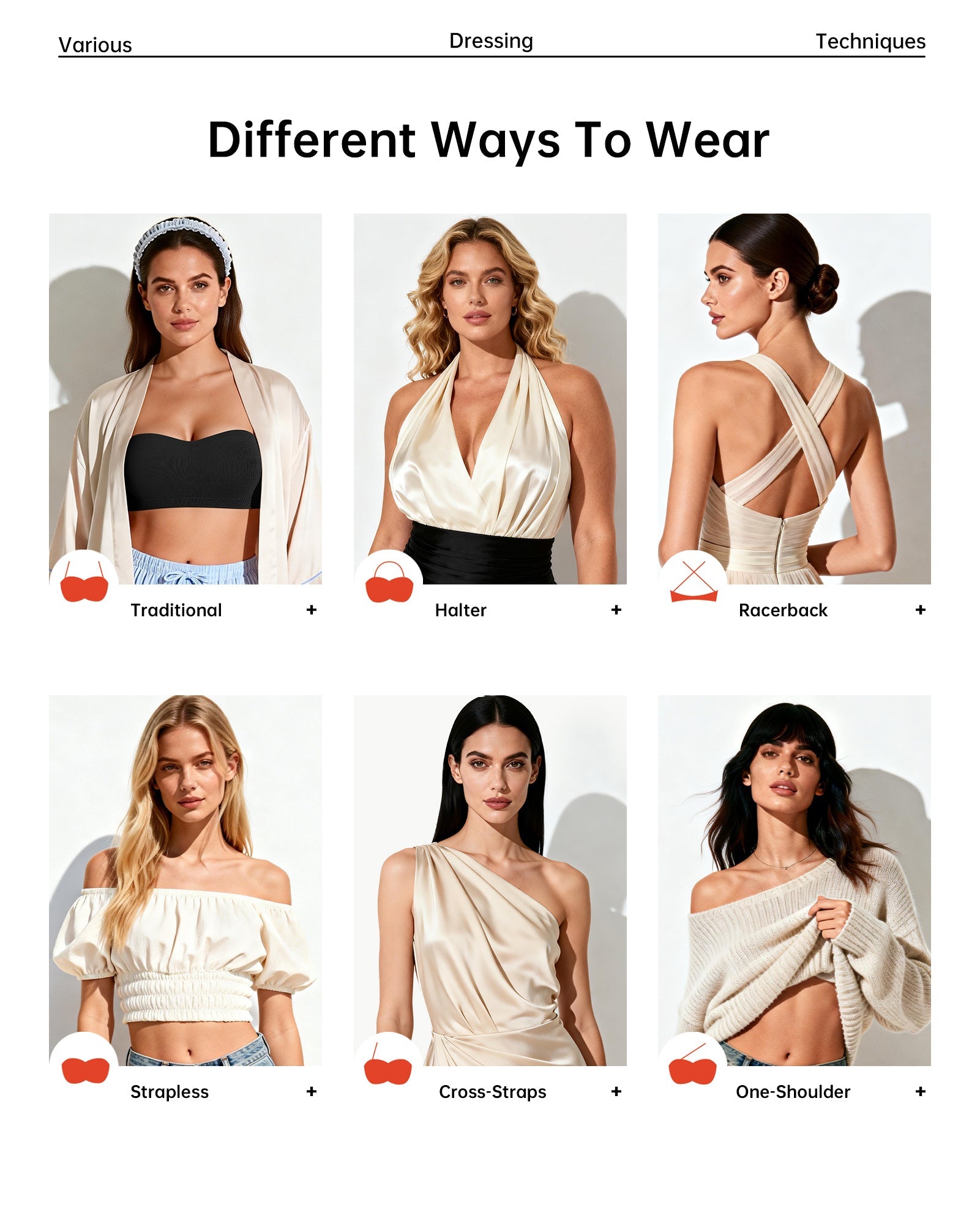 Wireless Strapless Bra Tube Top