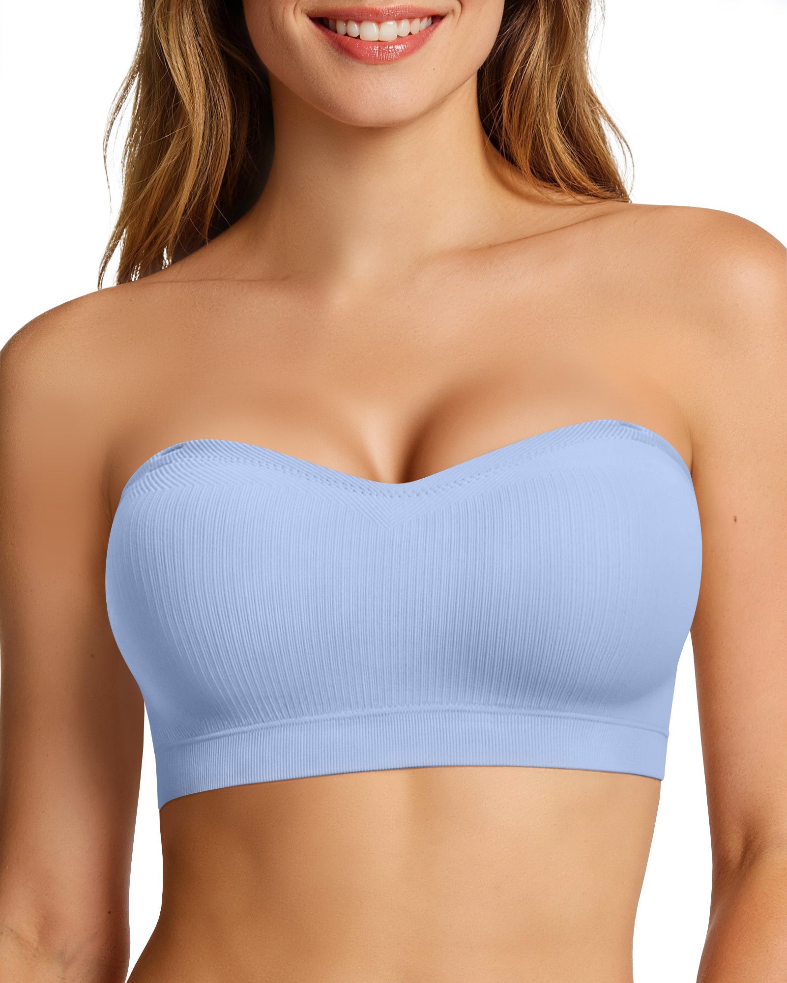 Wireless Strapless Bra Tube Top