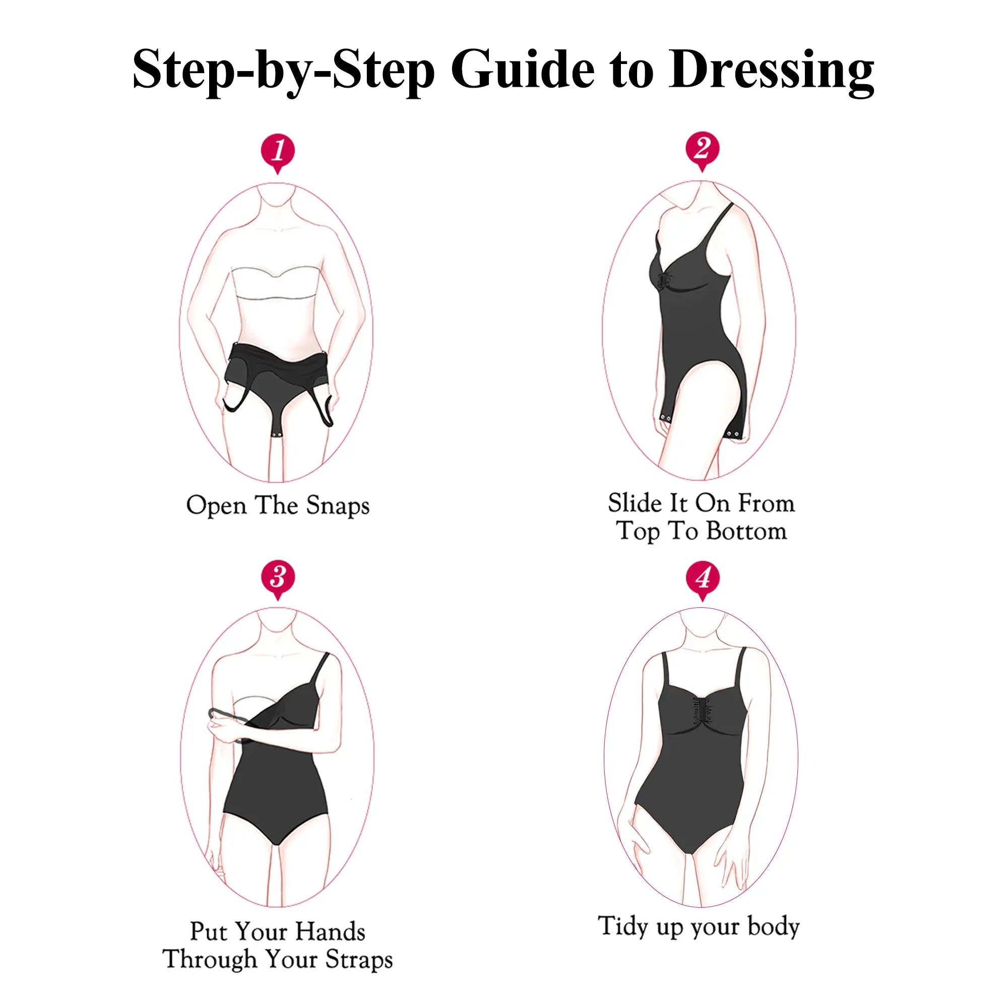Wireless Plunge  Bodysuit for Women