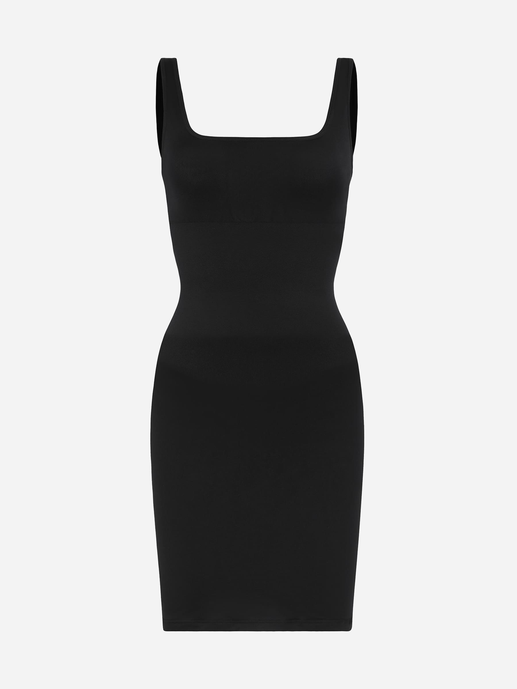 Tummy Control Square Neck Everyday Dress