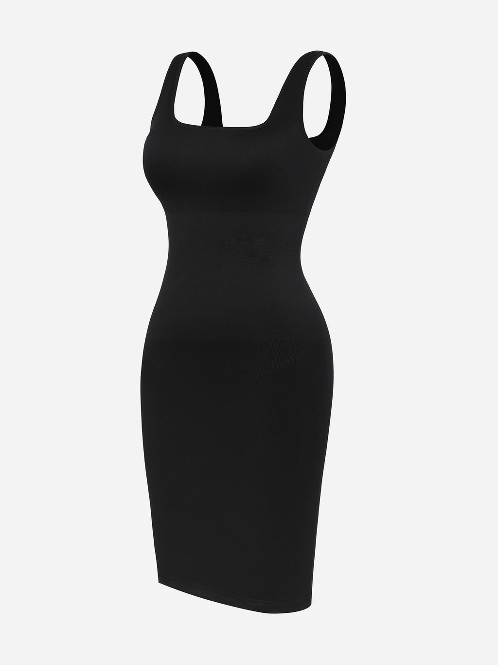 Tummy Control Square Neck Everyday Dress