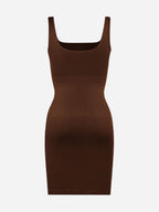 Tummy Control Square Neck Everyday Dress