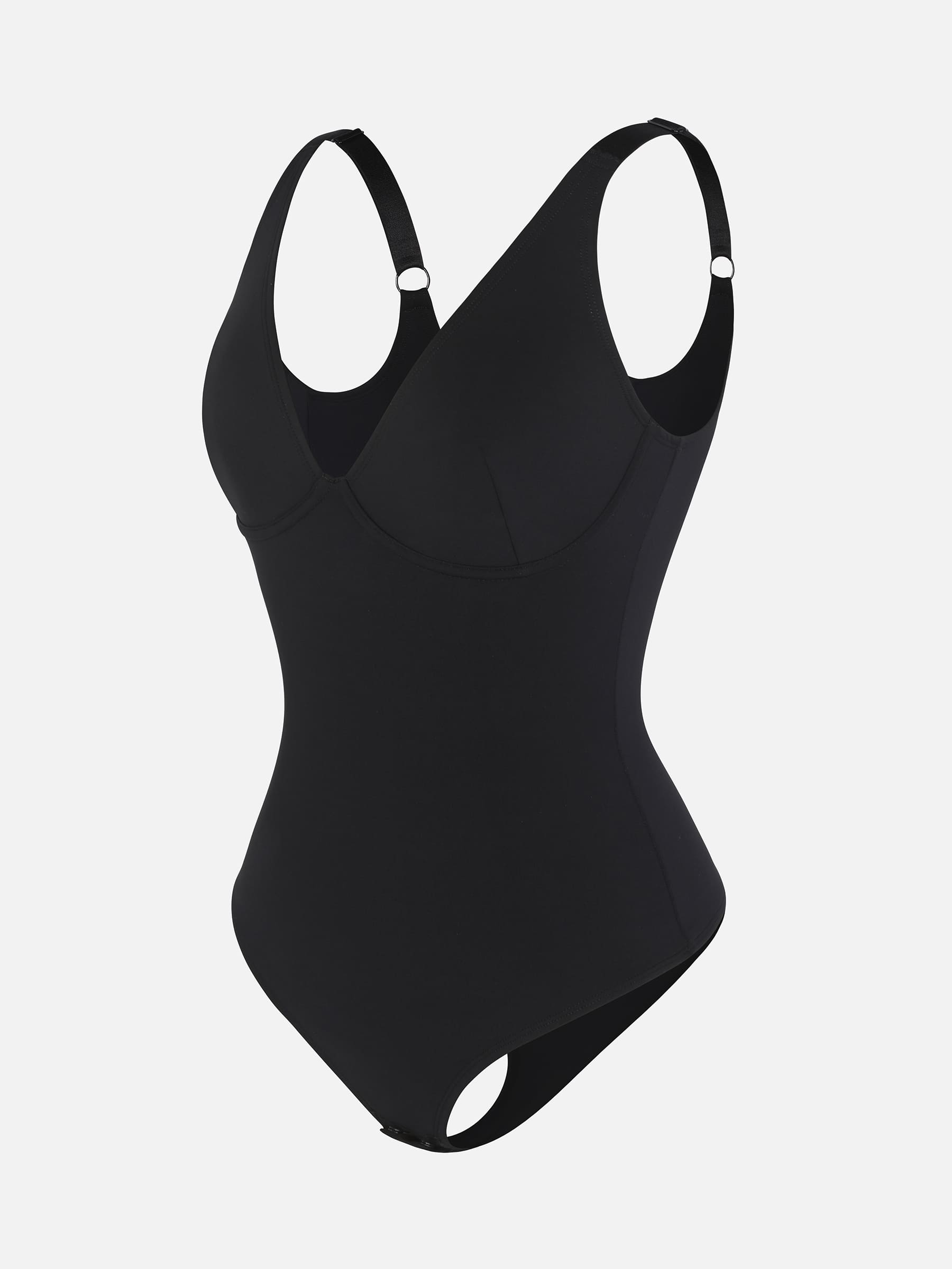 Velvibra V-Neck Tummy Control Bodysuit