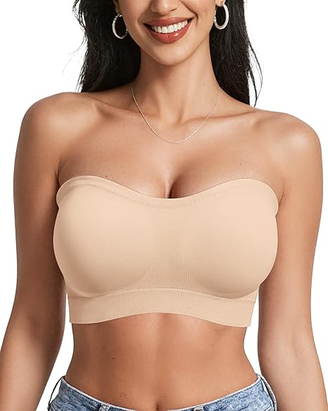 Wireless Strapless Bra Tube Top