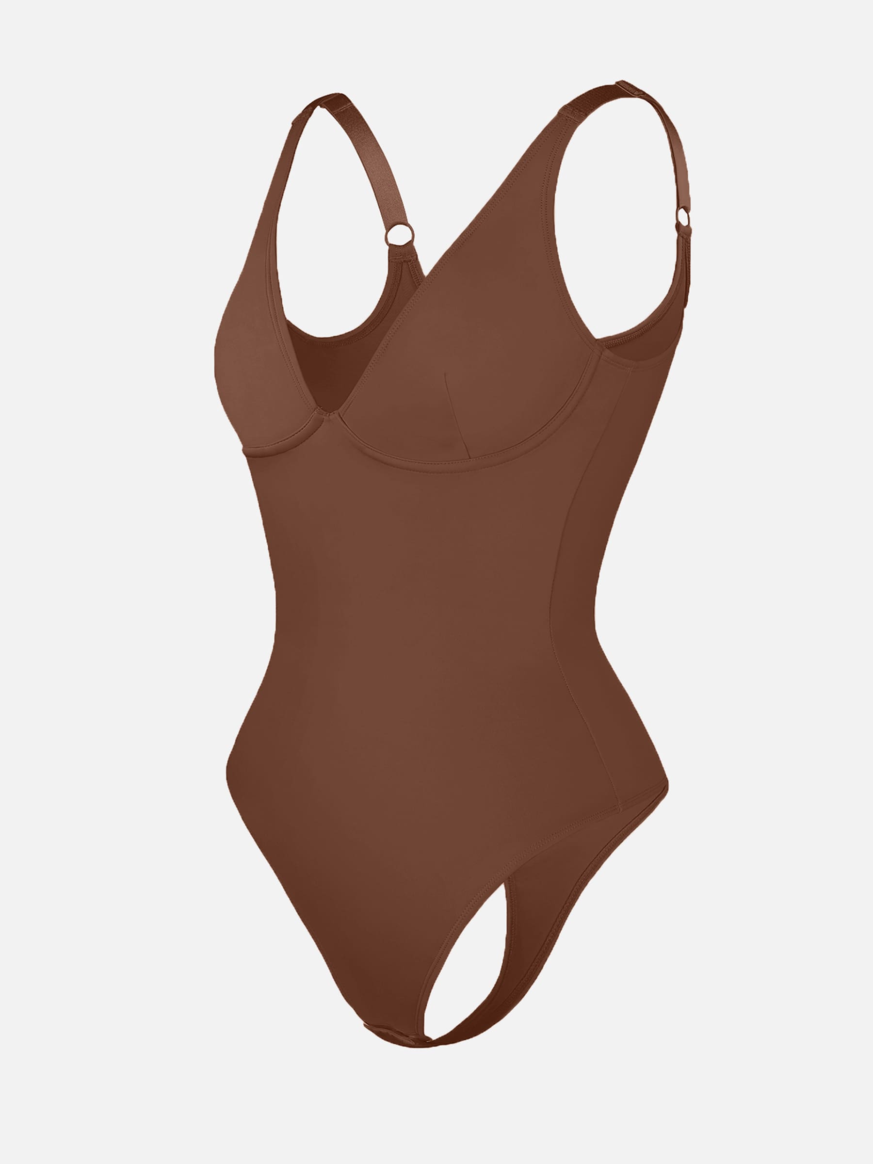 Velvibra V-Neck Tummy Control Bodysuit