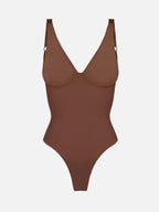 Velvibra V-Neck Tummy Control Bodysuit