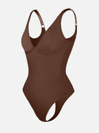 Velvibra V-Neck Tummy Control Bodysuit