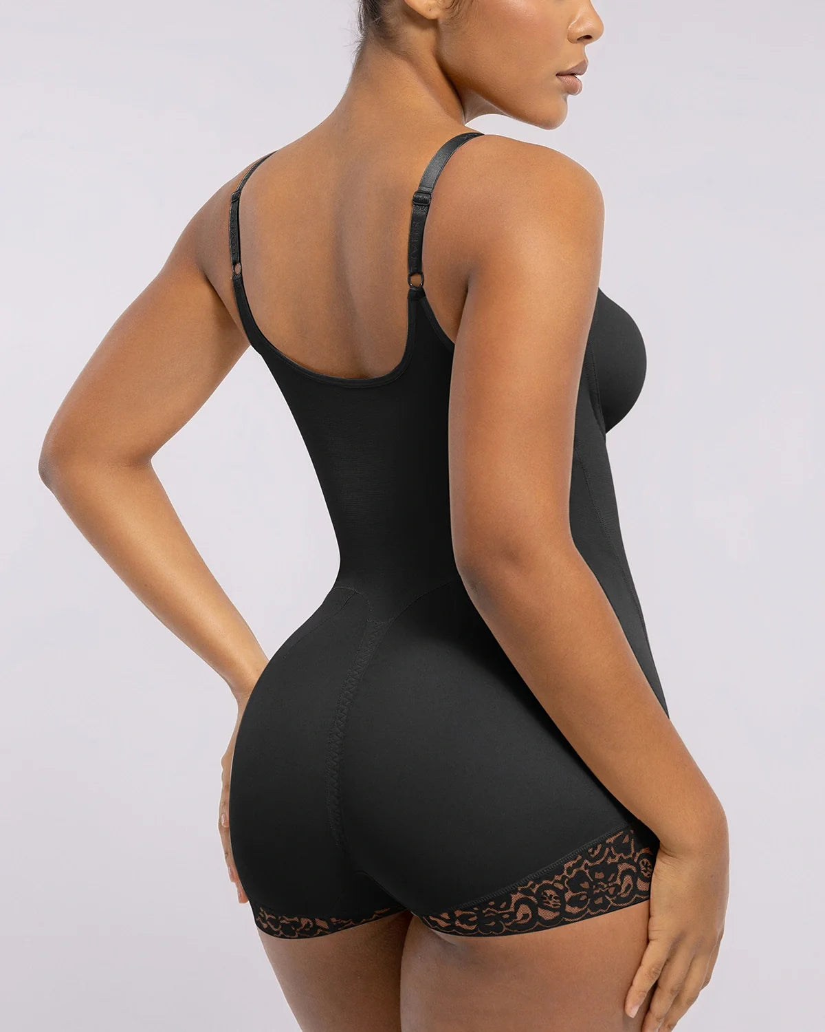 Velvibra™  Hourglass Full Body Brief Bodysuit