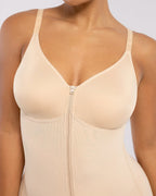 Velvibra™  Hourglass Full Body Brief Bodysuit