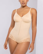 Velvibra™  Hourglass Full Body Brief Bodysuit