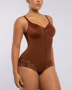 Velvibra™  Hourglass Full Body Brief Bodysuit