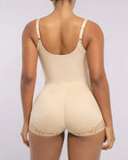 Velvibra™  Hourglass Full Body Brief Bodysuit