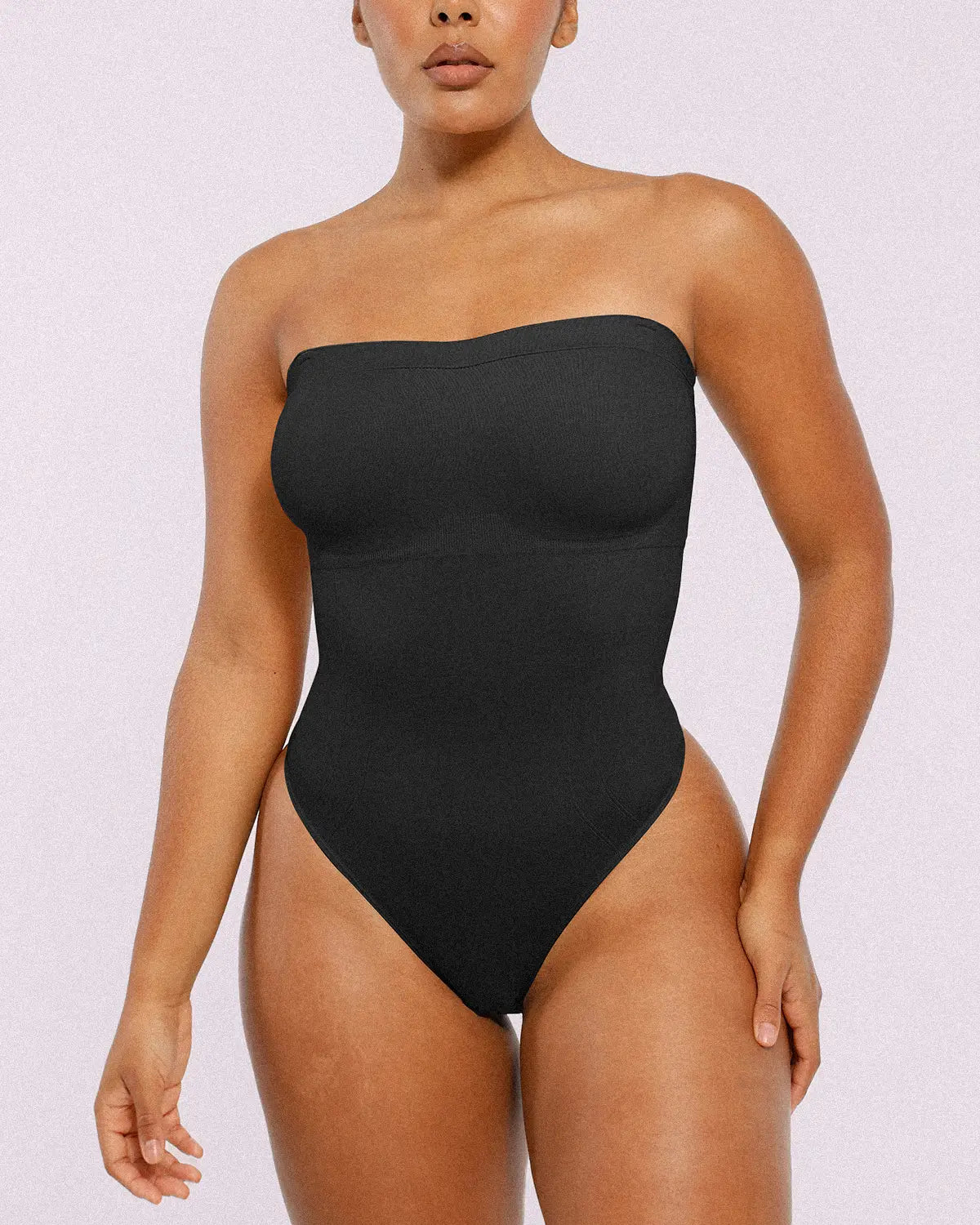 Bare Essentials™ Skin Flow Strapless Sculpt Thong Bodysuit