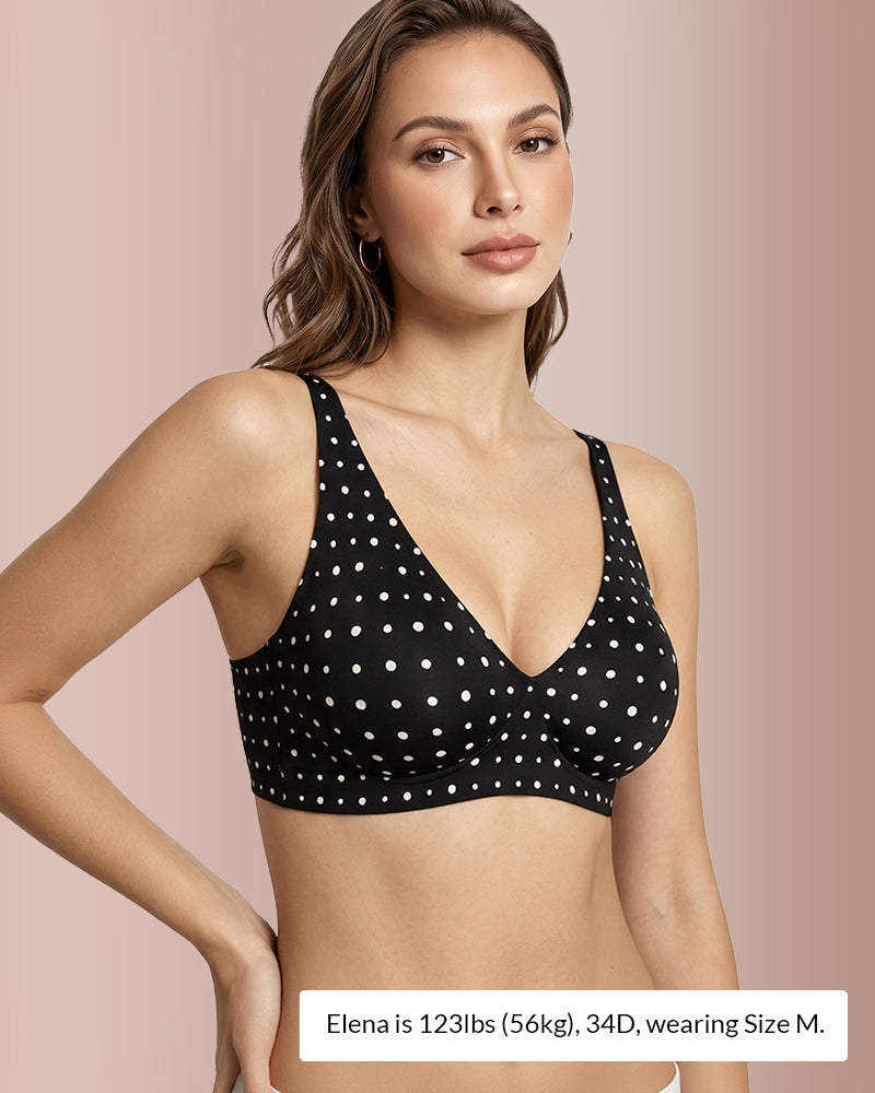 Velvibra™ Deep V Lift Seamless Jelly Bra