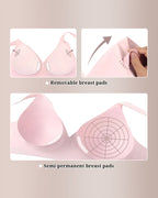 Velvibra™ Deep V Lift Seamless Jelly Bra