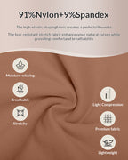 Velvibra™ High-Waisted Seamless Shapewear Shorts Tummy Control & Body Sculpting