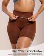 Velvibra™ High-Waisted Seamless Shapewear Shorts Tummy Control & Body Sculpting