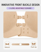 Convertible Strapless Front-Closure Push-Up Bra