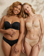 Convertible Strapless Front-Closure Push-Up Bra