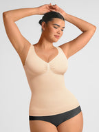 Seamless Everyday Tummy Control Wide Strap Tank Top