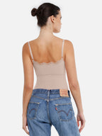 Lace Firm Control Seamless Thong Bodysuit