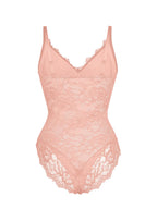 Lace V-Neck Breathable Bodysuit