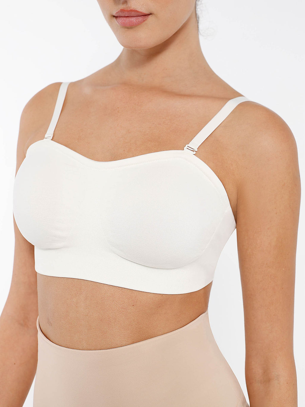 Seamless Anti-Slip Bandeau Bra