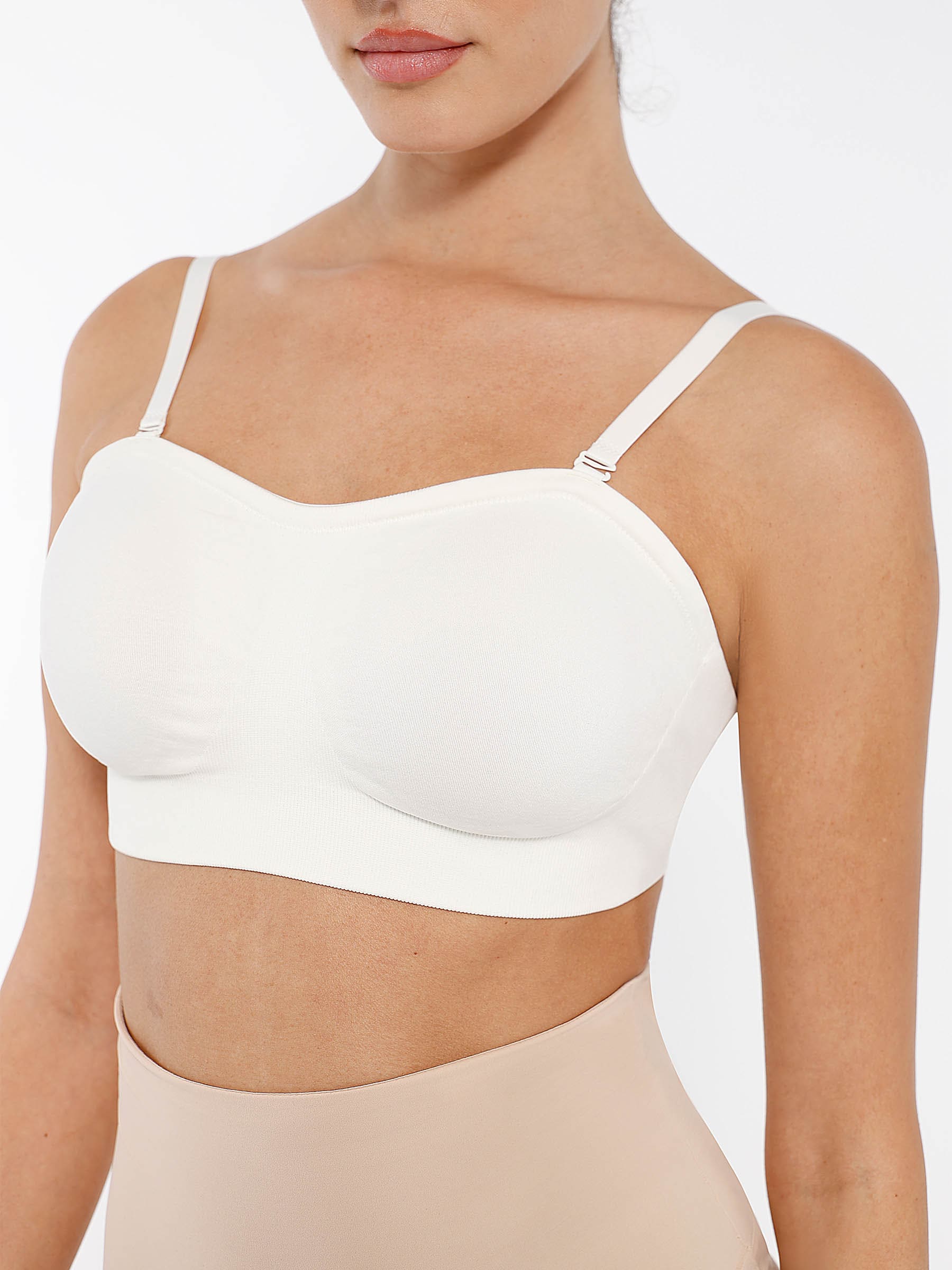 Seamless Anti-Slip Bandeau Bra