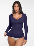 Seamless Long-Sleeve Everyday Shaper Top
