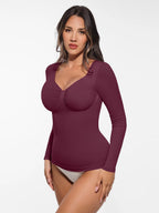 Seamless Long-Sleeve Everyday Shaper Top