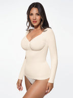 Seamless Long-Sleeve Everyday Shaper Top