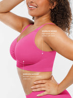 Seamless No Underwire Full Coverage Bra