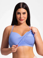 Lift Adjustable Seamless Wireless Ribbed Bra