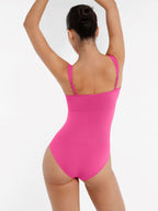 Support Diamond Neck Seamless Shaping Bodysuit