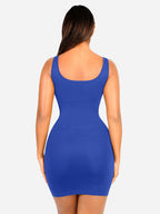 Tummy Control Square Neck Everyday Dress