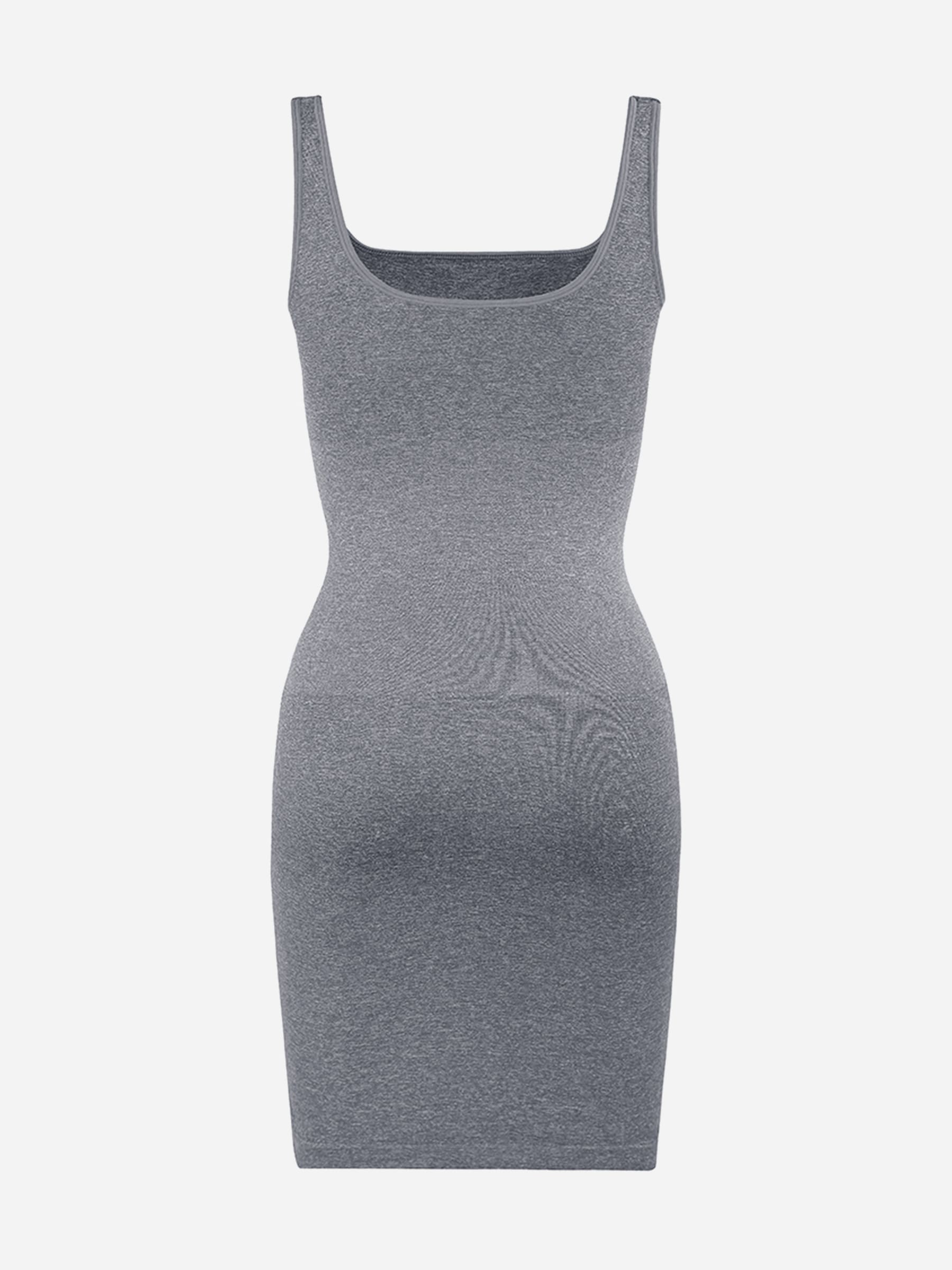Tummy Control Square Neck Everyday Dress