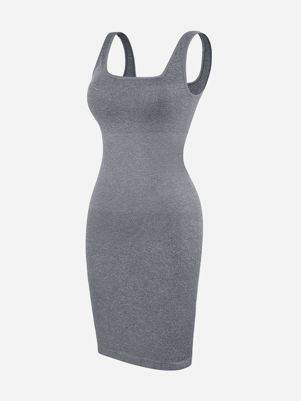 Tummy Control Square Neck Everyday Dress