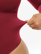 Seamless Supportive Long Sleeve Tummy Control Bodysuit