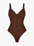 Seamless Tummy Control Zipper Bodysuit