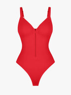 Seamless Tummy Control Zipper Bodysuit