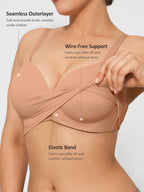 Wireless Push-Up Seamless Full Coverage Bra Bundle