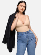 Plunge Breathable Seamless Shaping Bodysuit