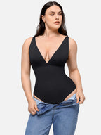 Plunge Breathable Seamless Shaping Bodysuit