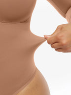 Seamless Supportive Long Sleeve Tummy Control Bodysuit
