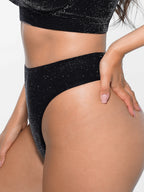 Seamless Shimmer Low-Rise Thong