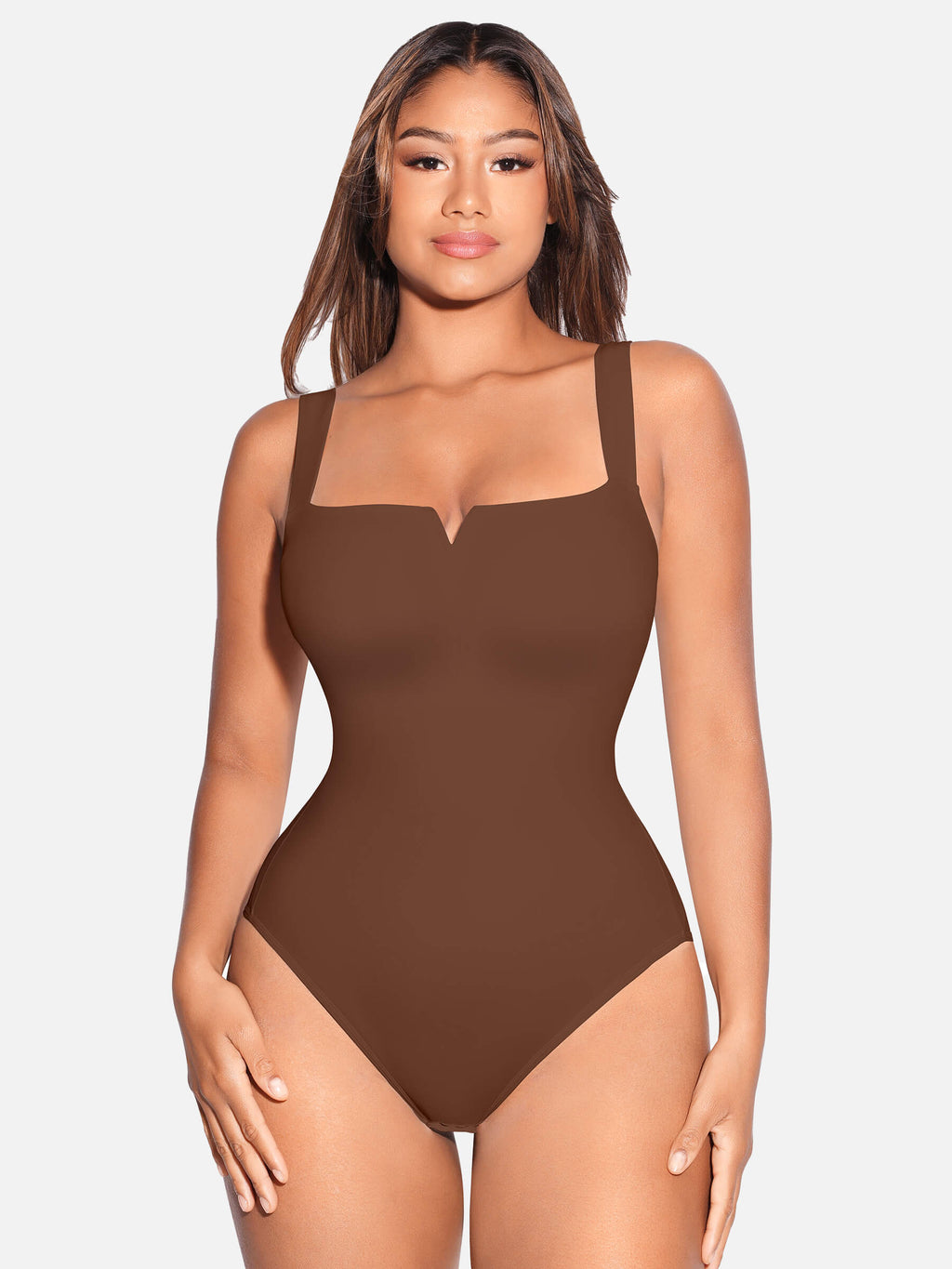 Square Neck Ultra-Stretch Sculpt Bodysuit