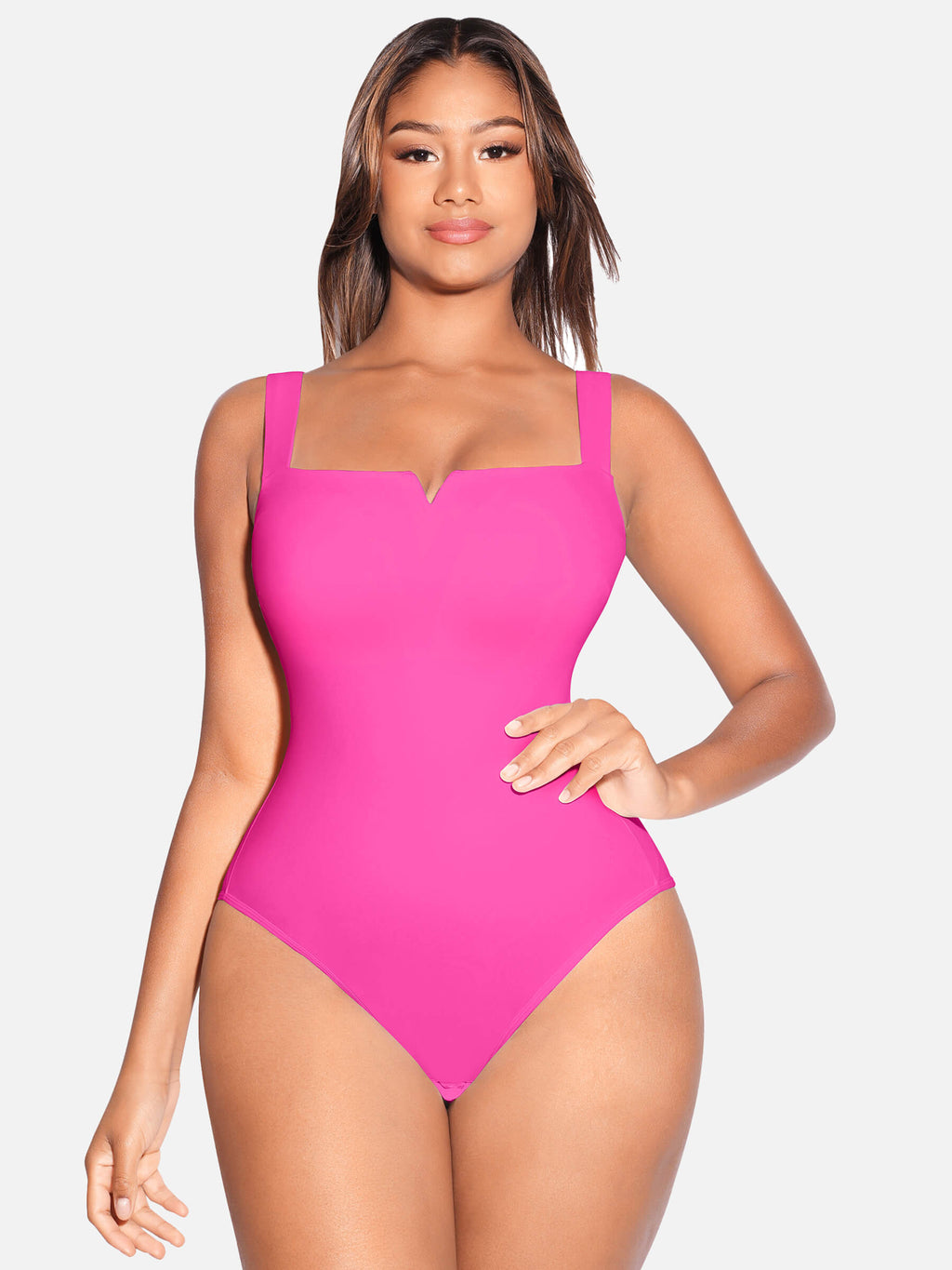 Square Neck Ultra-Stretch Sculpt Bodysuit