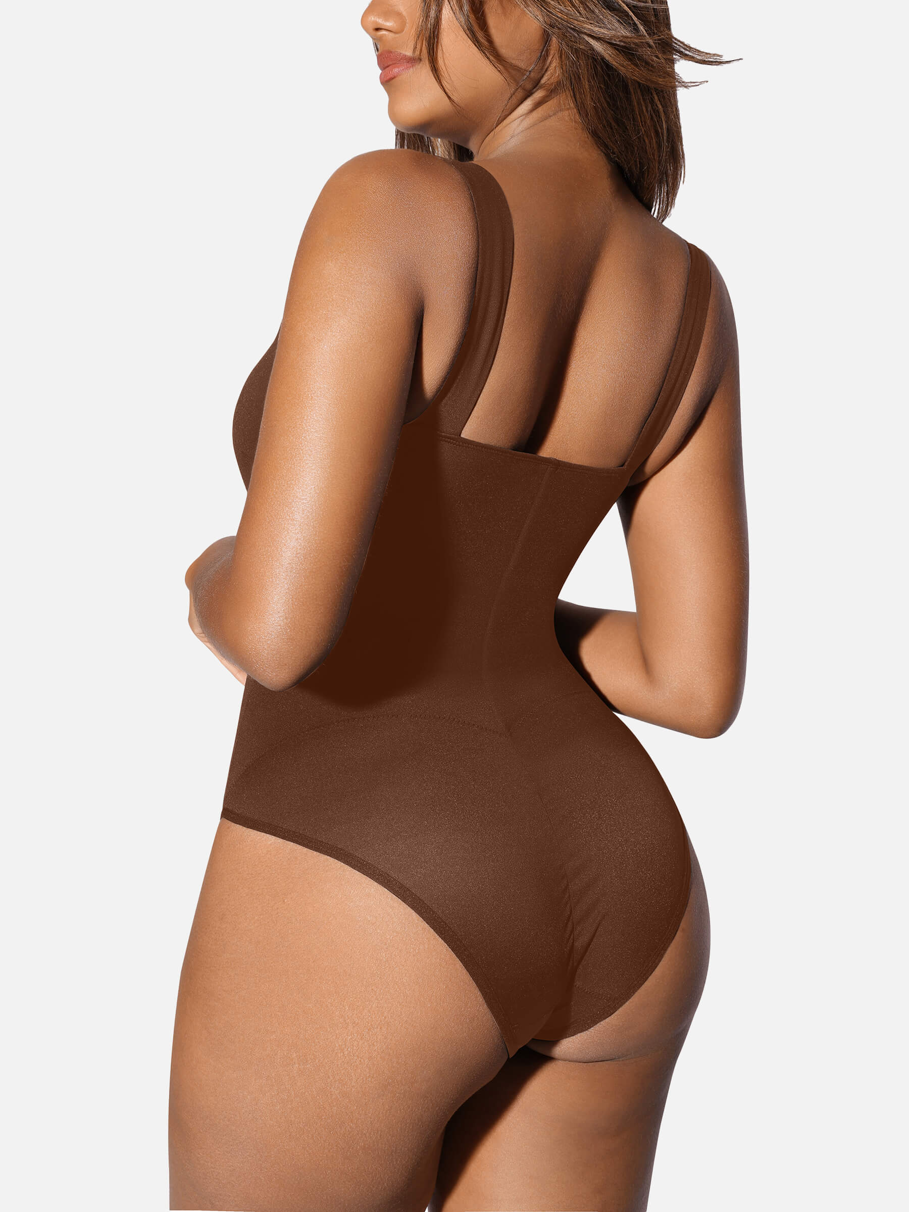 Square Neck Ultra-Stretch Sculpt Bodysuit